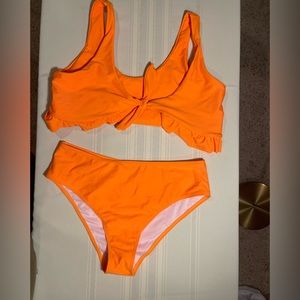 Bright orange Bikini size Large